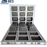 Moule d'emballage en mousse de qualité alimentaire BES personnalisé en aluminium EPS pour boîte d'Irak, usinage CNC de haute précision, avec cadre vapeur, vente en gros