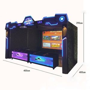 เครื่องเกมยิงปืนอาร์เคดยอดนิยม 30 เกม โครงสร้างโลหะและอะคริลิก 110V/220V สำหรับผู้เล่น 6 คน - Product Image 4