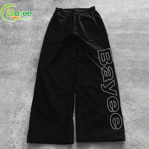 <span class=keywords><strong>Pantaloni</strong></span> Parachute Streetwear Personalizzati da Uomo, Impermeabili, Antivento, in Poliestere con Ricamo, <span class=keywords><strong>Pantaloni</strong></span> Larghi in Nylon per Uomo - Product Image 2