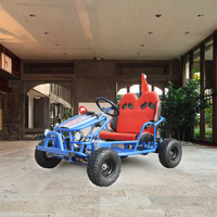 Kart électrique tout-terrain à pédales avec CVT, buggy robuste à suspension A-Arm, capacité de charge de 150 kg pour la famille
