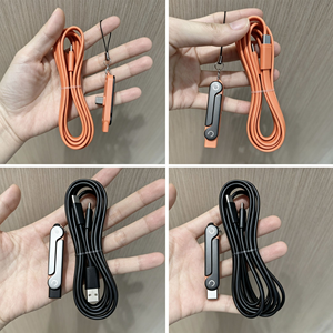 <span class=keywords><strong>Cable</strong></span> <span class=keywords><strong>USB</strong></span>-C de 240W de Fábrica HUGEEL, Cables de Datos Tipo C, Soporte para Teléfono, <span class=keywords><strong>Cable</strong></span> Adaptador <span class=keywords><strong>USB</strong></span> de Carga Rápida PD100W para Laptop, Tablet y Teléfono - Product Image 2
