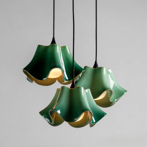 Minimalist White Shell Pendant Lamp LED Plastic Novelty <b>Shade</b> Soft Warm <b>Light</b> for Residential Ceiling Lighting - Product Image 2