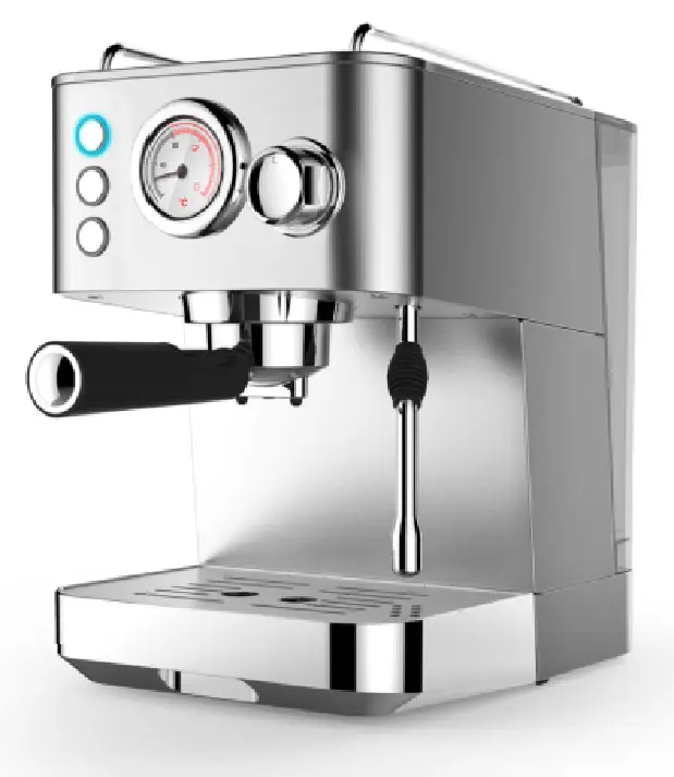 Espresso Machine Cappuccino Maker Barista Bundle Set w/ Built-In Steamer & Frother Coffee Bean Grinder Portafilter Milk Frothing