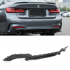 Diffuseur arrière en fibre de carbone pour BMW Série 3 G20 330i M Sport 2019-2022, style M Performance, séparateur de pare-chocs arrière - Product Image 6