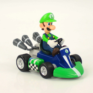 Xrh รถการ์ตูนขายดีรถ7ชิ้น/เซ็ต marios <span class=keywords><strong>Kart</strong></span> ของเล่นมาริโอ Luigi แอคชั่นฟิกเกอร์ดึงกลับยานพาหนะสำหรับเป็นของขวัญเด็ก - Product Image 5