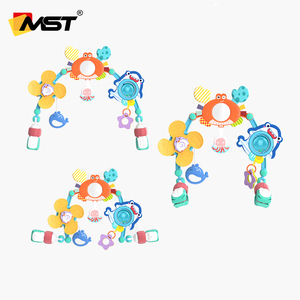 Colgante con forma de Animal para bebé, juguete infantil giratorio con <span class=keywords><strong>arco</strong></span> de juego para bebé, sonajero colgante, juguete para jugar con Bluetooth, campana para cama en el océano, cuna móvil - Product Image 5