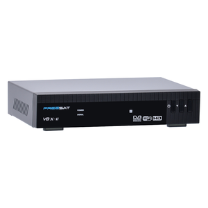 Receptor de Satélite Digital HD Freesat V8X II de Plástico, Compatible con DVB-S/S2/S2X, Soporte CA <span class=keywords><strong>Autoroll</strong></span> Biss, WiFi Integrado, Puerto Ethernet RJ45 - Product Image 1