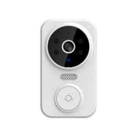 Sistema de Intercomunicación Inalámbrico Inteligente para Exteriores con Timbre con Cámara de Video Blanco y Negro, Videoportero Bidireccional