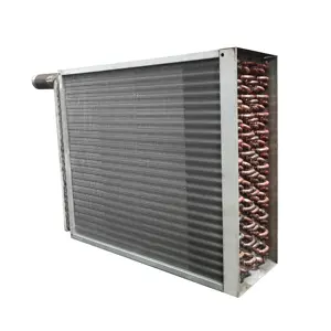 Copper Tube Aluminum Fin Heat Exchanger Copper Tube Condensing Coil Heat Exchanger