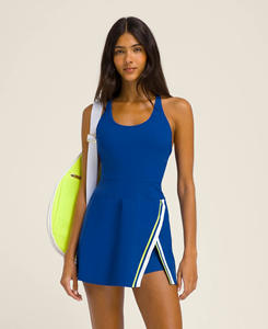 MAQVOB en yüksek kalite kadınlar tenis elbiseler iki adet tenis spor elbise Mini etek spor elbiseler setleri kıyafetler - Product Image 5