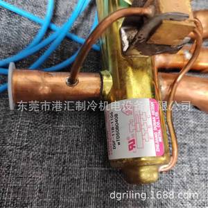 วาล์วควบคุมทิศทาง 4 ทาง Dun'an รุ่น DSF-11B-1106 ทองแดง สำหรับงานทำความเย็น ใช้กับคอยล์ - Product Image 3