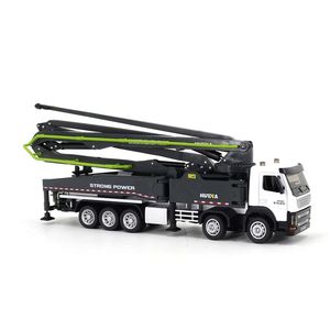 Huina 1709 1/50 Model Statis Truk Pompa Beton Mainan Kendaraan Rekayasa Semi-aloi - Product Image 4