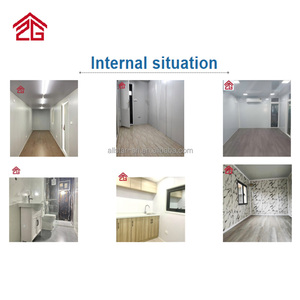 מוכן - חצי מוכן למכירה ישירה, בית מכולה מודולרי להרכבה עצמית, מסגרת מגולוונת, מחיר נמוך, התקנה מהירה וקלילה, לבית חיצוני. - Product Image 6