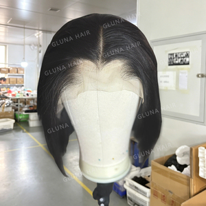 Venta al Por Mayor de Pelucas de Cabello Humano M Lagos con Encaje Frontal HD 13x4, Corte Bob <span class=keywords><strong>Corto</strong></span> y Liso, Novedad para Mujeres Negras - Product Image 1