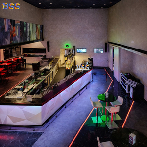 Ide <span class=keywords><strong>Bar</strong></span> Counter Persegi Panjang Besar untuk Restoran, Klub Malam, <span class=keywords><strong>Bar</strong></span>, Bandara Komersial, Hotel, Pub, dan Konter Minuman Anggur - Product Image 3