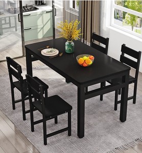 ชุดโต๊ะอาหารไม้สำหรับครัวเรือน ราคาขายส่ง สำหรับห้องรับประทานอาหาร - Product Image 3