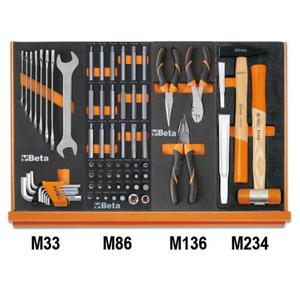 BETA - 059881019 Assortiment de 215 outils pour une utilisation universelle dans les plateaux en mousse EVA-EAN 8054809163871 INDUSTRIAL MAINTENANCE - Product Image 4