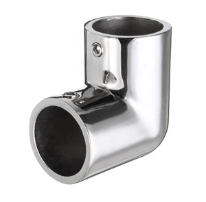 Accesorios para barcos de alta resistencia, grado marino, acero inoxidable 316, <span class=keywords><strong>2</strong></span> vías, accesorio para pasamanos de barco, accesorios de montaje de tubo de codo de 90 grados - Product Image 1