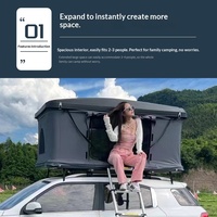 Tente Zentopia double couche quatre saisons style hélicoptère, installation rapide sans montage, ouverture rapide, imperméable 3000 mm, légère et rotative pour voiture