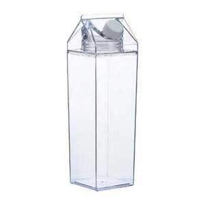 2026 Hot Sale Rectangle Transparent <b>Bottle</b> Plastic <b>Milk</b> Carton Water <b>Bottle</b> - Product Image 4