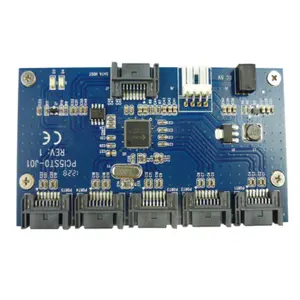 SATA 1 करने के लिए 5 हार्ड डिस्क एडाप्टर कार्ड कंप्यूटर मदरबोर्ड SATA बंदरगाह गुणक समर्थन SATA3.0 विस्तार कार्ड