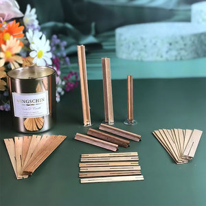 Mèche en bois et métal 100 % naturelle, écologique, sans fumée, de haute qualité, largeur 8 mm et 13 mm, pour bougies <span class=keywords><strong>à</strong></span> la cire de soja - Product Image 6