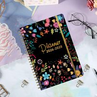 Agenda Espiral A5 2026-2208, Diario, Planificador, Tapa Dura, 64 Hojas, Organizador Diario y Mensual