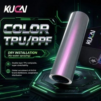 Film de protection TPU hydrophobe auto-cicatrisant de luxe pour covering automobile, installation à sec, couleur PPF
