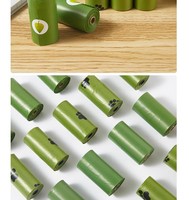 Sacs à déjections canines Pet Joy personnalisés, écologiques, biodégradables, en amidon PSM, réutilisables, parfumés aux fruits, simples, compostables, pour l'élimination des déchets d'animaux