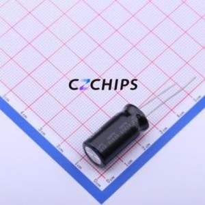 Condensateur électrolytique en aluminium à montage traversant UHW1E222MHD, montage traversant, D12.5xL25mm 2200uF 20% 25V 3.2A-100kHz - Product Image 1