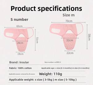 Colchón Impermeable Transpirable de Algodón para Bebés con Cierre de Botones, Manga Larga, para Todas las Estaciones, Personalizable, con Diseño de Dibujos Animados - Product Image 4