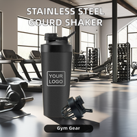 Gourde en acier inoxydable personnalisée certifiée ISO Deau Thermos eau Gourde Inox Gym extérieur protéine métallique