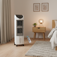 Prix de gros, refroidisseur d'air évaporatif à double sortie d'air, télécommande, haute efficacité, espace personnel, pour la maison, la chambre à coucher