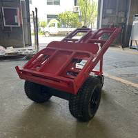 Carga totalmente eléctrica 1000kg Manipulación Construcción Electric Tiger Trolly Auto Walking Storage Auto Lifting Pallet Stacker Trolley