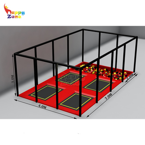 Cama elástica para espacios pequeños, fabricante de trampolín para interiores, parques, cama de salto, cama de rebote - Product Image 4