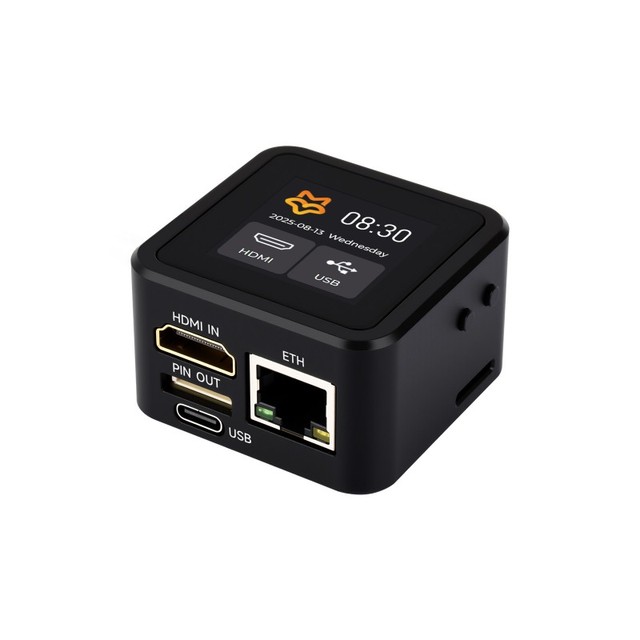 Luckfox PicoKVM Lightweight IP KVM Remote Management Tool, Supports Video Input and HID Signal Output for Device Control