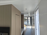 Maison préfabriquée permanente avec structure en acier, maison modulaire conforme aux normes internationales
