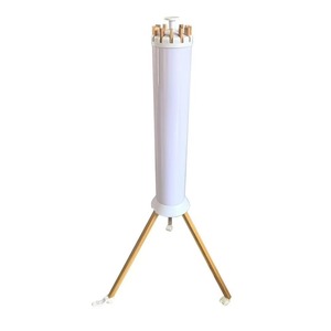Zusammen klappbares Buchenholzstangen-Lager regal 12 oder 16 Stangen mit Rädern Neues Design Stativ-Trocken gestell - Product Image 1