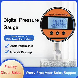 कस्टम-निर्मित डिजिटल दबाव गेज 100 मिमी हाइड्रोलिक दबाव गेज स्टेनलेस स्टील आवास के साथ - Product Image 2