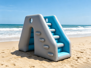 Échelle <span class=keywords><strong>gonflable</strong></span> Drop Stitch robuste pour <span class=keywords><strong>piscine</strong></span>, support de <span class=keywords><strong>toboggan</strong></span> aquatique extérieur pour jardin et <span class=keywords><strong>piscine</strong></span> <span class=keywords><strong>hors</strong></span> <span class=keywords><strong>sol</strong></span> - Product Image 4