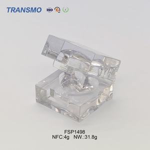 กล่องพลาสติก PET รูปหัวใจสำหรับบรรจุภัณฑ์บลัชออน 4 กรัม กล่องเปล่าสำหรับอายแชโดว์ บรรจุภัณฑ์เครื่องสำอาง ขายส่งโดยตรงจากซัพพลายเออร์ - Product Image 4