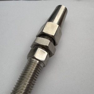 Cable de acero inoxidable 316 de 3mm, 4mm, 5mm de diámetro, sin engaste, de cuerpo cerrado, para industria pesada, tipo Lag Stud/Screw - Product Image 5