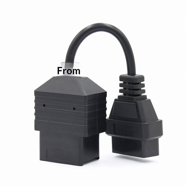 Cheap and High Quality Wiring Harness Factory for Toyo 17-Pin to 16-Pin OBD2 Cable-Black Car Connector Adapter for OLIVER Models