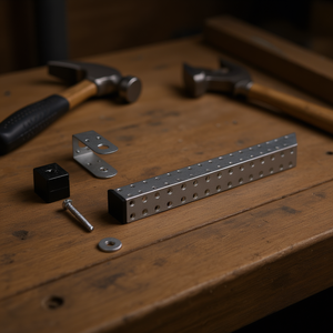 Soporte metálico 5002 S5 con tornillo y arandela para aplicaciones de montaje - Product Image 3