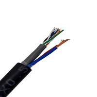 Cable Ethernet UTP Sólido XINQIAO HSYV-5e 4P 24AWG de Cobre Puro Cat5e para Ingeniería de Redes