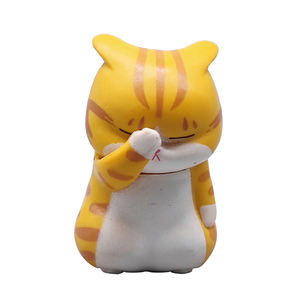 Figurine de chat Miniature, modèle de dessin animé, jouet poupées de chat, vente en gros, figurines de chat en PVC - Product Image 5