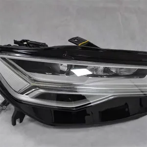 Lampu depan Led kualitas tinggi lensa asli untuk Audi A6 2012-2015 lama ke baru C7 untuk C7pa 15-18 Xenon ke Led lampu depan