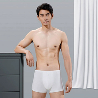 Culotte jetable mi-haute personnalisée en coton pour hommes respirant tricoté à usage unique sous-vêtements de voyage slip grande taille slip doux