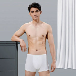 Culotte <span class=keywords><strong>jetable</strong></span> mi-haute personnalisée en coton pour hommes respirant tricoté à usage unique sous-vêtements de <span class=keywords><strong>voyage</strong></span> <span class=keywords><strong>slip</strong></span> grande taille <span class=keywords><strong>slip</strong></span> doux - Product Image 3