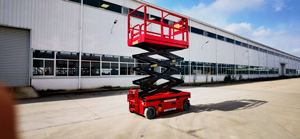 चीन 6m 8m 9m 10m 12m टेलीस्कोपिक सीढ़ी डबल मस्तूल एल्यूमीनियम मिश्र धातु आदमी लिफ्ट मंच - Product Image 3